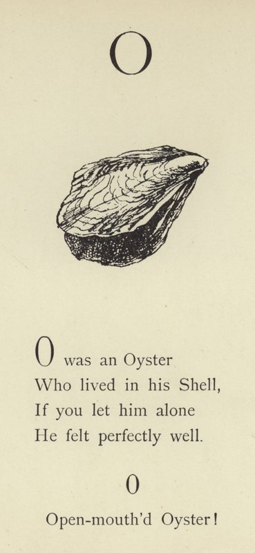 Der Buchstabe O von Edward Lear