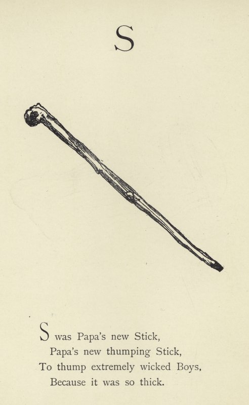 Der Buchstabe S von Edward Lear