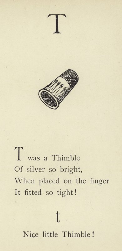 Der Buchstabe T von Edward Lear