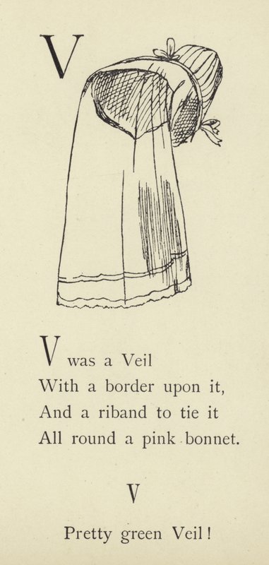 Der Buchstabe V von Edward Lear