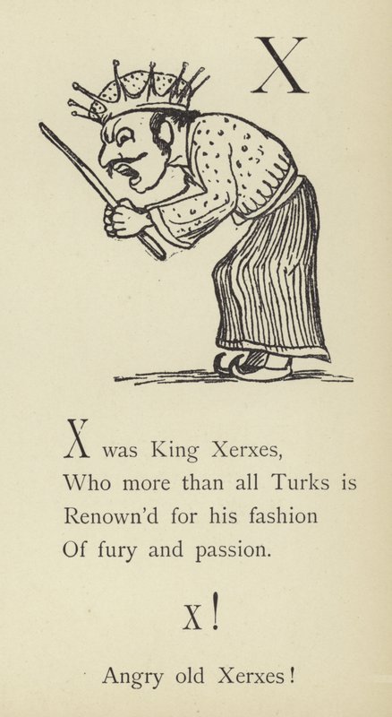 Der Buchstabe X von Edward Lear