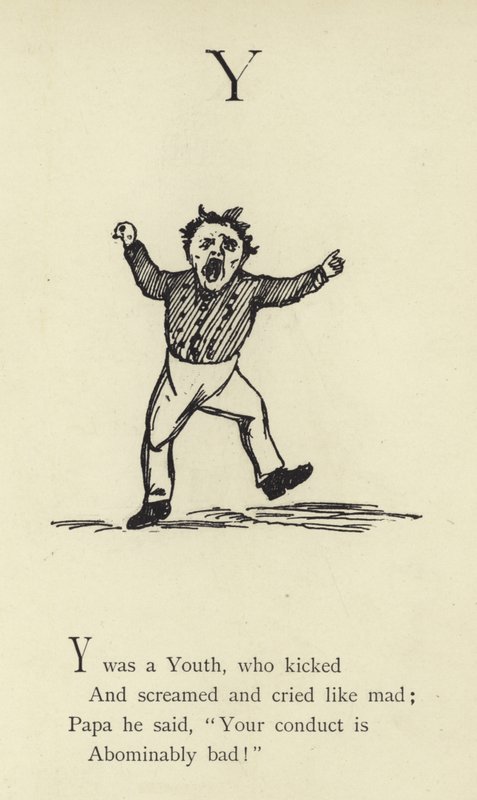 Der Buchstabe Y von Edward Lear