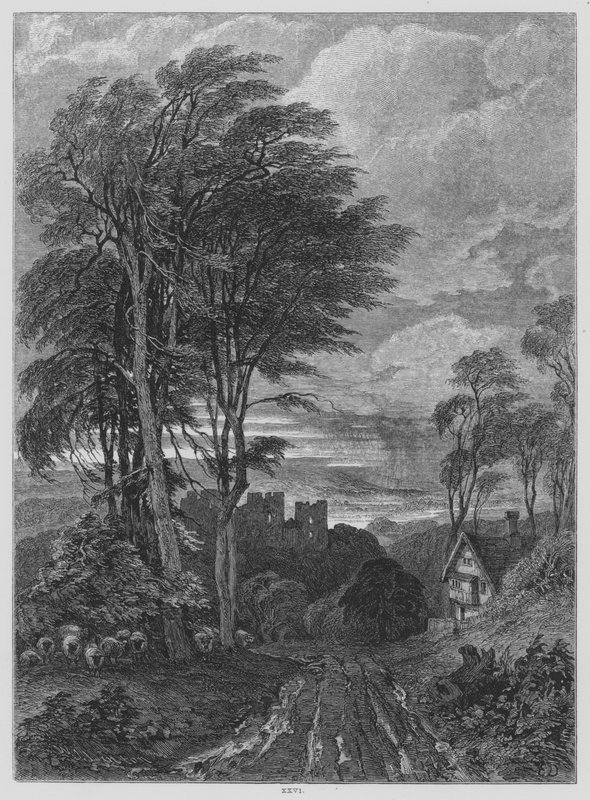 John Milton, Il Penseroso (Stich) von Edward (after) Duncan