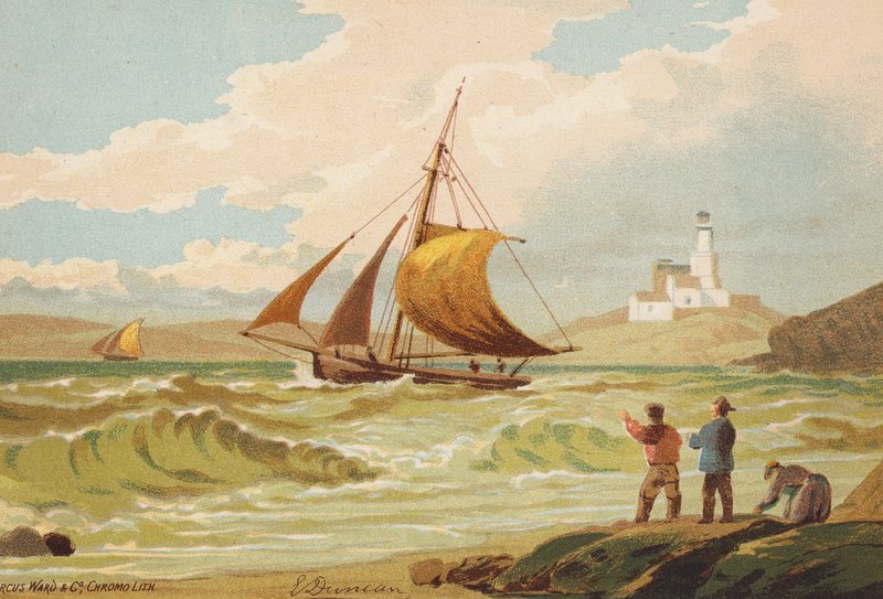 Vorbeifahrt an Whitby von Edward (after) Duncan