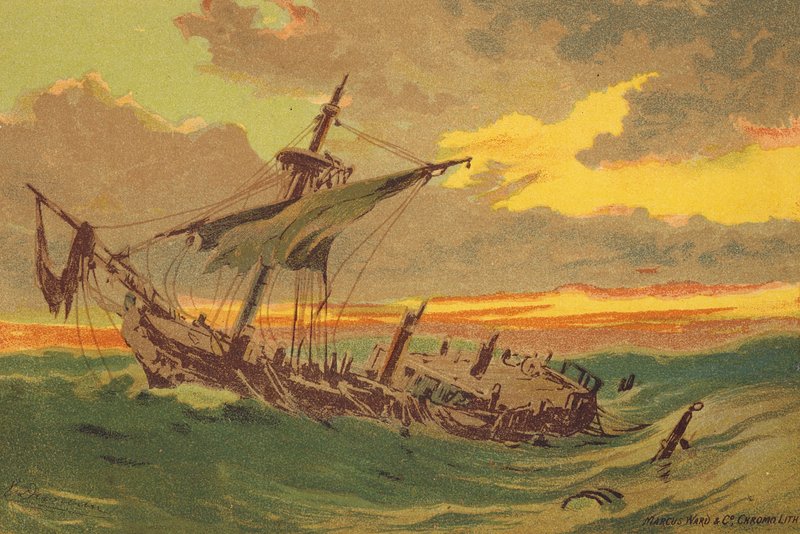 Das verlassene Schiff von Edward (after) Duncan