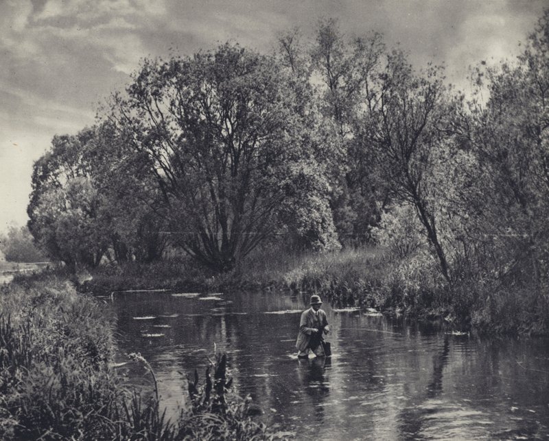 Auf einem Testzufluss von Edward Alfred Barton