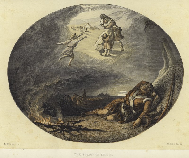 Der Traum des Soldaten von Edward Angelo Goodall