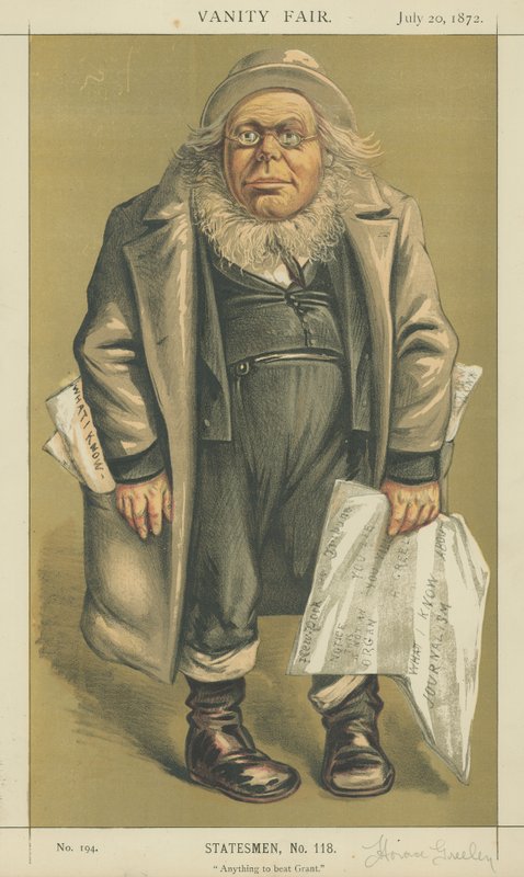 Mr Horace Greeley von Edward Frederick Brewtnall