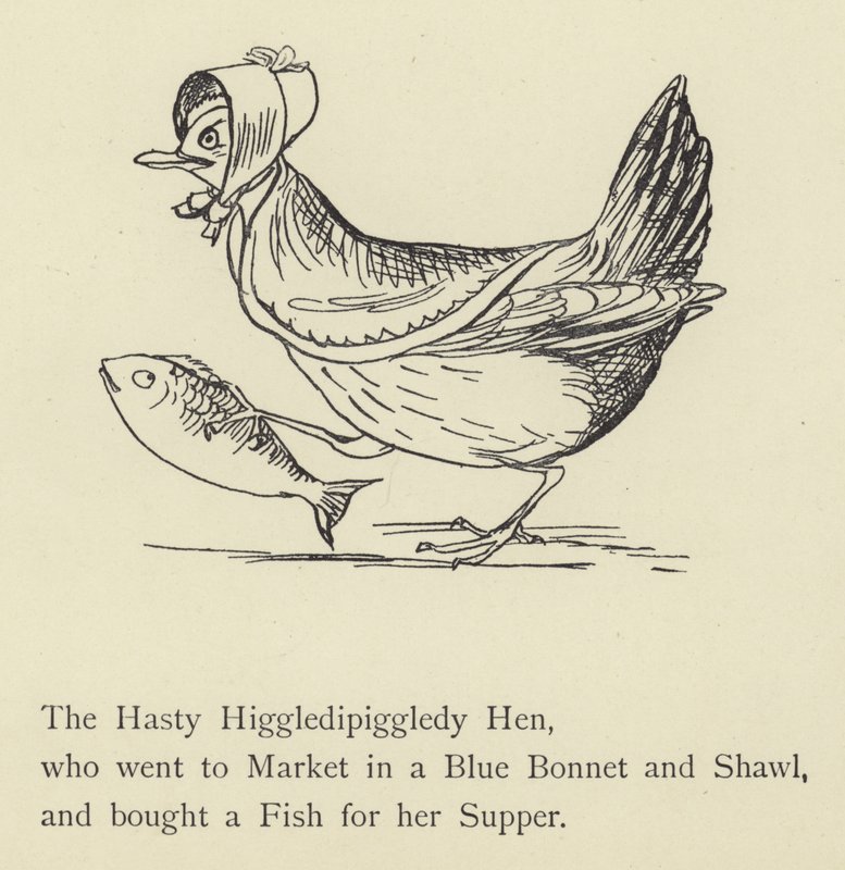 Das hastige Higgledipiggledy-Huhn von Edward Lear