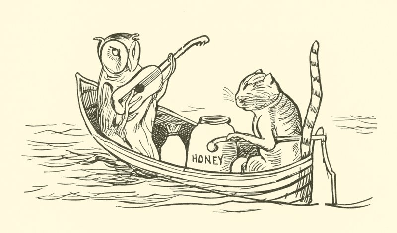 Die Eule und die Pussycat von Edward Lear