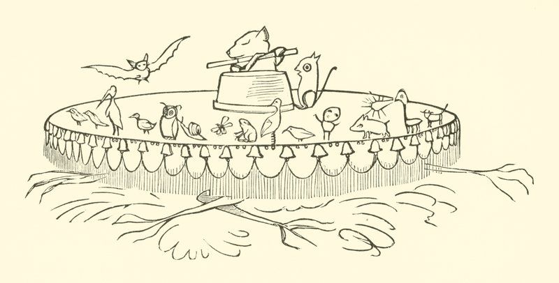 Der Hut des Quangle Wangle (Gravur) von Edward Lear