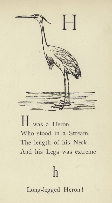 Der Buchstabe H von Edward Lear