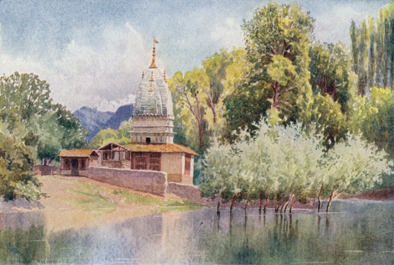 Der Tempel, Chenar Bagh von Edward Mary Joseph Molyneux