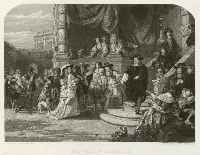Der Fall von Clarendon von Edward Matthew after Ward