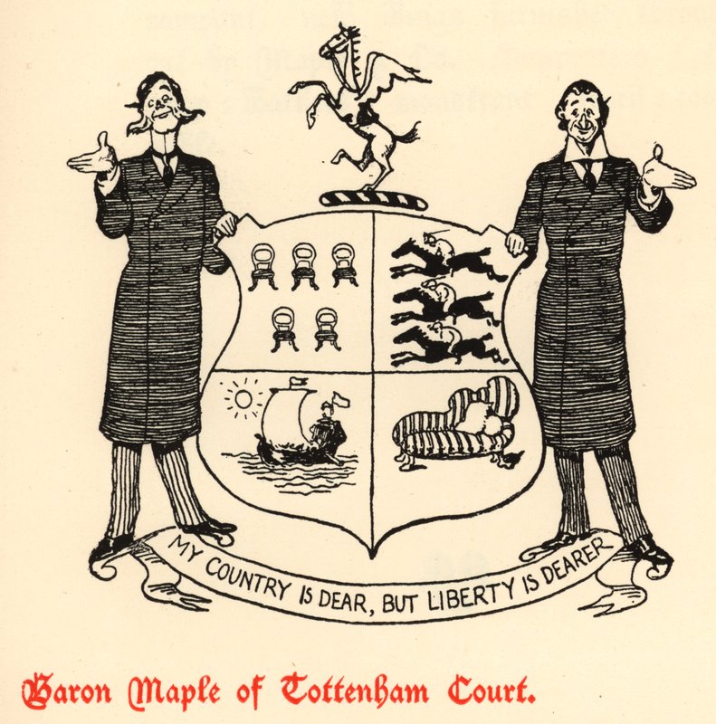 Baron Maple von Tottenham Court (Stich) von Edward Tennyson Reed