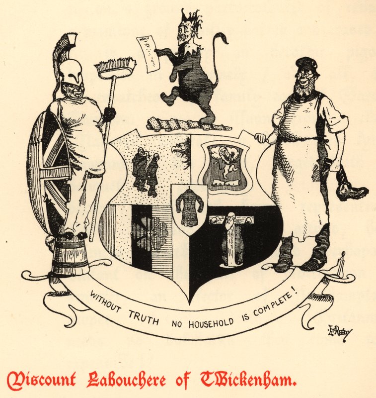 Viscount Labouchere von Twickenham (Gravur) von Edward Tennyson Reed