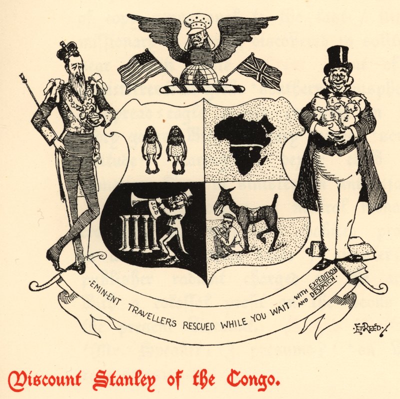 Viscount Stanley vom Kongo (Stich) von Edward Tennyson Reed