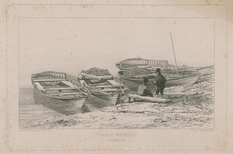 Thames Wherries von Edward William Cooke