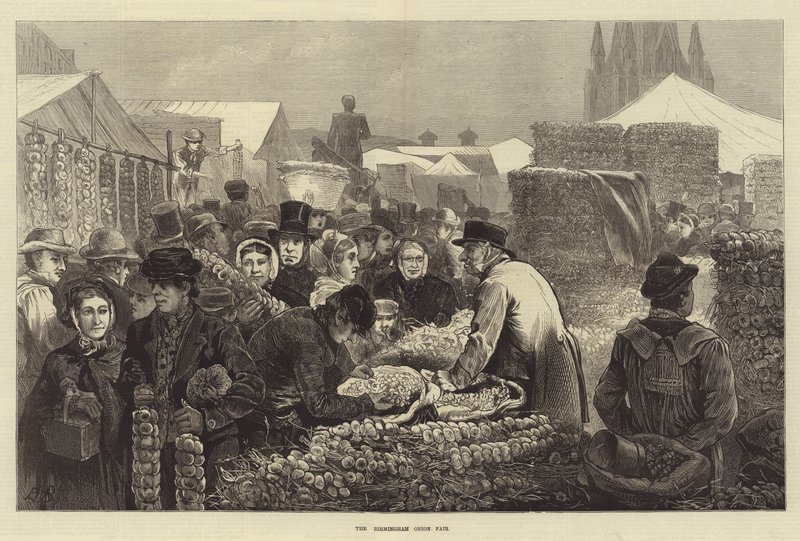 Der Birmingham Zwiebelmarkt von Edwin Buckman