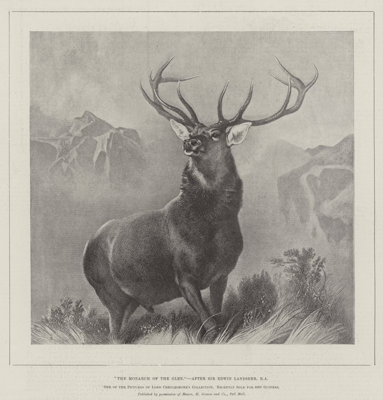 Der Monarch der Glen von Edwin Landseer