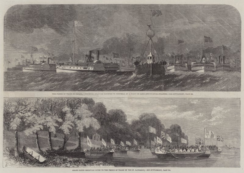 Königlicher Besuch in Kanada von Edwin Weedon