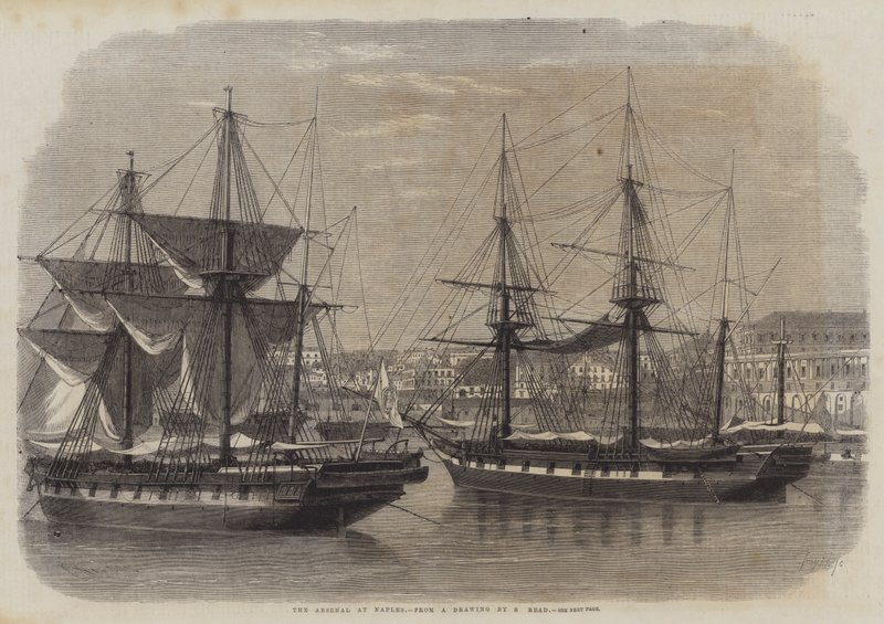 Das Arsenal in Neapel von Edwin Weedon