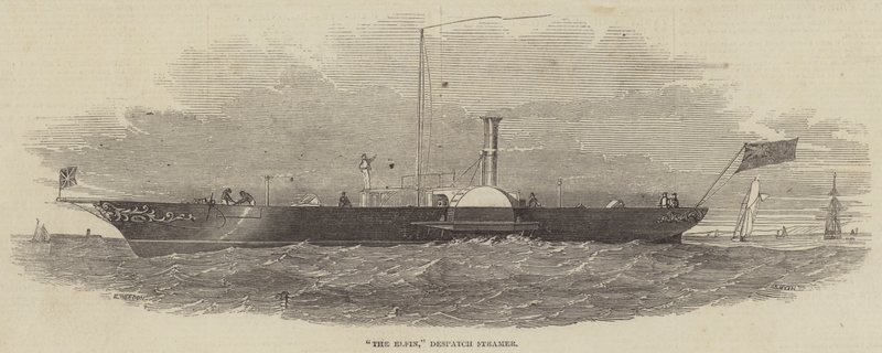 Die Elfin, Depeschen-Dampfer von Edwin Weedon