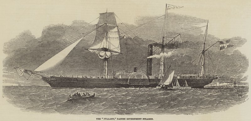 Die Jylland, dänischer Regierungsdampfer von Edwin Weedon