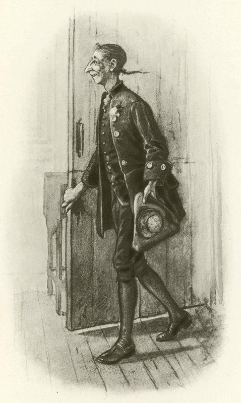 Ichabod Crane (Gravur) von Edwin Austin Abbey