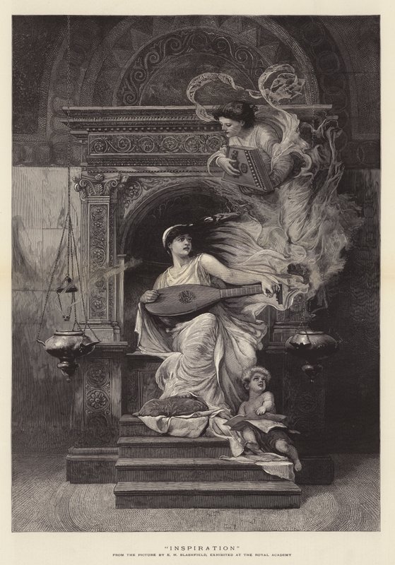 Inspiration von Edwin Howland Blashfield