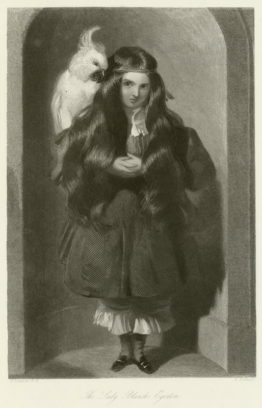 Lady Blanche Egerton von Edwin Landseer