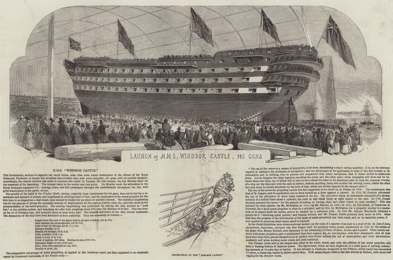 HMS Windsor Castle von Edwin Weedon