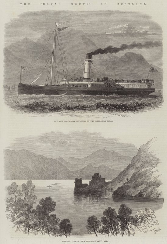 Die königliche Route in Schottland von Edwin Weedon