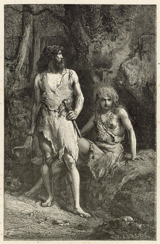 Der Mensch in der Rentierzeit von Emile Antoine Bayard