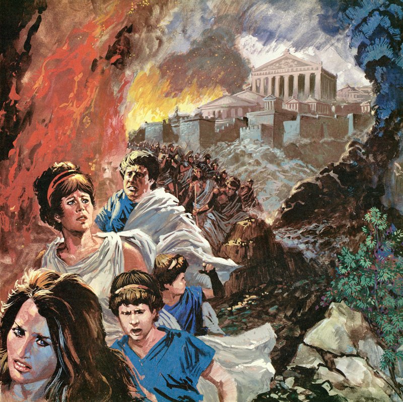 Athen brennt von English School