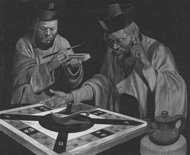 Chinesischer Kompass von English School
