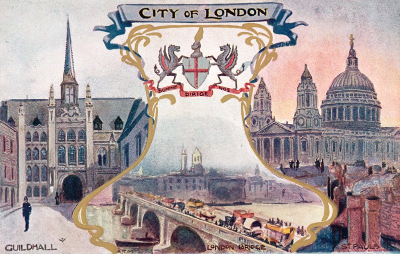 Stadt London von English School