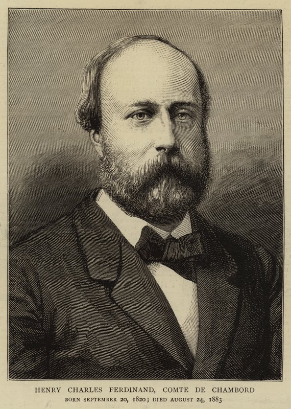 Henry Charles Ferdinand, Comte de Chambord von English School