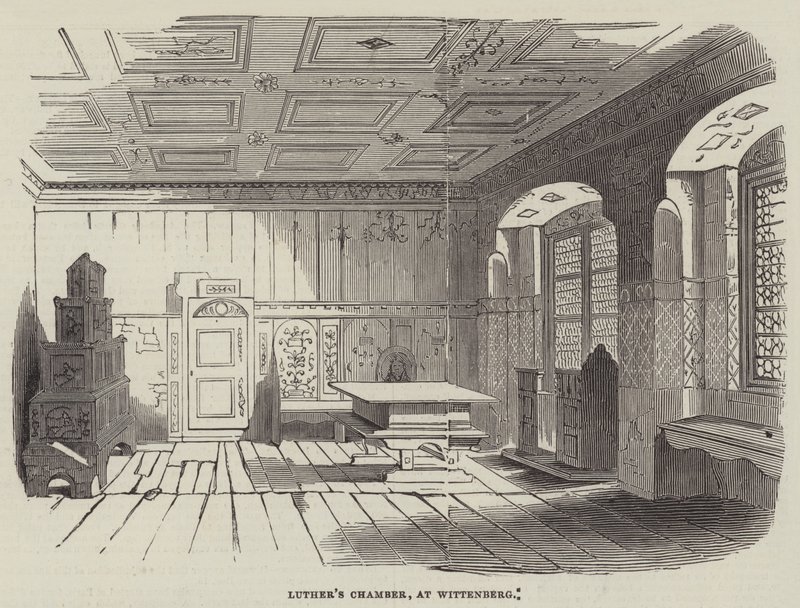 Luthers Kammer in Wittenberg von English School