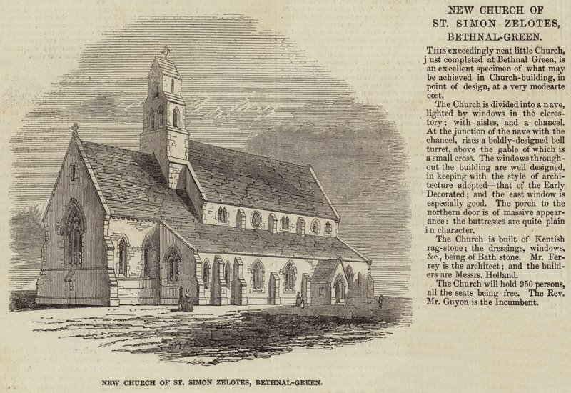 Neue Kirche von St. Simon Zelotes, Bethnal-Green von English School