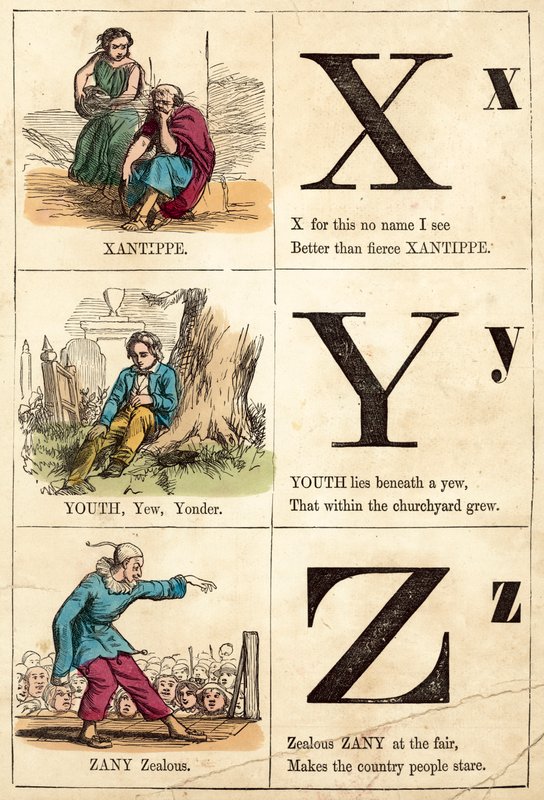 Bilderalphabet von English School