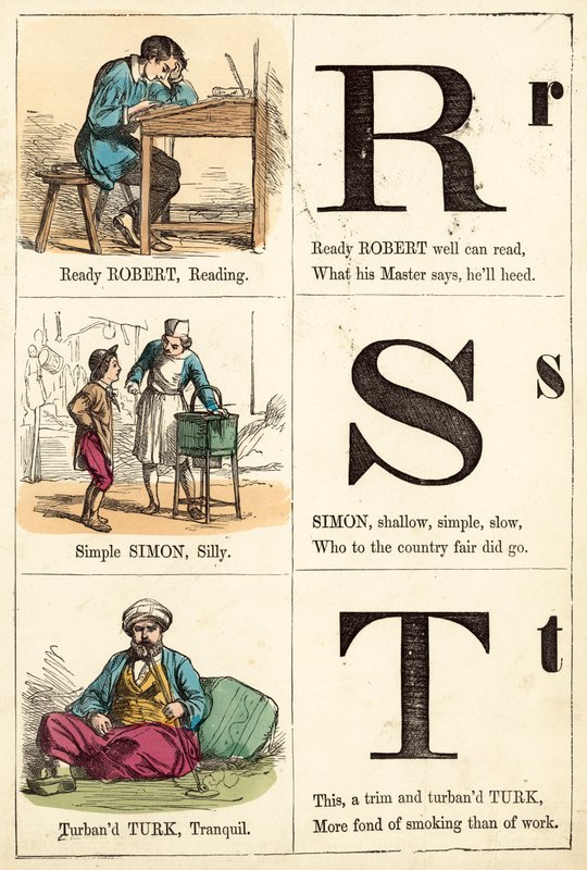 Bilderalphabet von English School