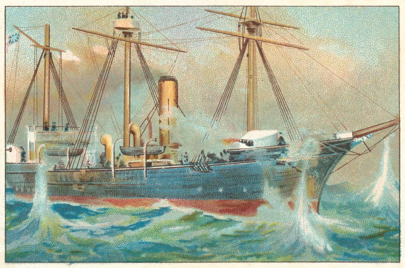 Der Kondor bei der Bombardierung von Alexandria von English School