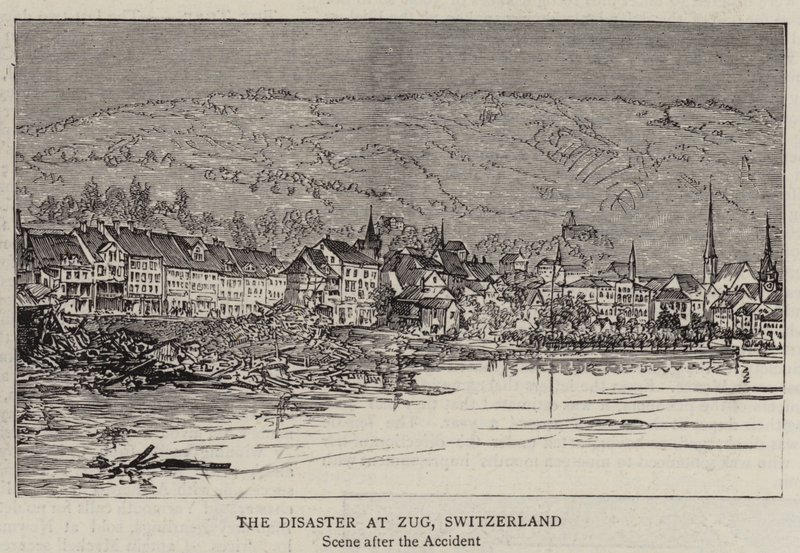 Die Katastrophe von Zug, Schweiz von English School