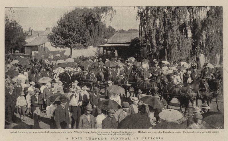 Begräbnis eines Burenführers in Pretoria von English Photographer