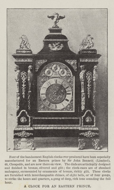 Eine Uhr für einen östlichen Prinzen von English Photographer