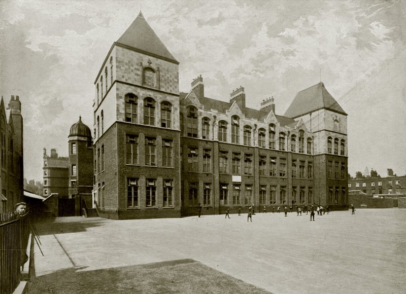 Eine berühmte Londoner Schule von English Photographer