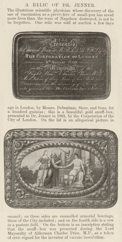 Ein Relikt von Dr. Jenner von English Photographer