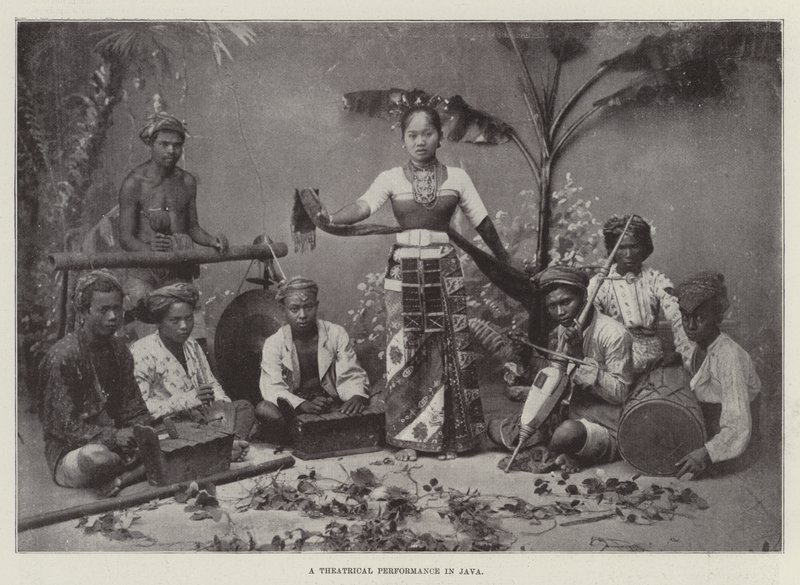 Eine Theateraufführung in Java von English Photographer