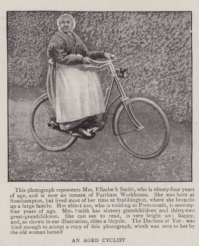 Ein betagter Radfahrer von English Photographer